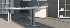 Voga SAMOSTATNÉ PODNOŽÍ TEMPO - pro sestavení kancelářského stolu , 80 cm, 140 cm