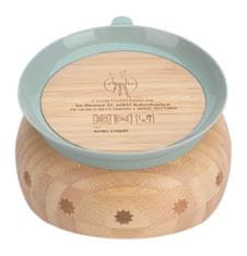 Lässig Bowl Bamboo/Bowl Bamboo/Wood Little Chums cat with suction pad/silicone 1310049108