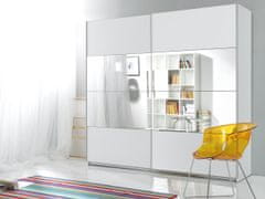 Nejlevnější nábytek Šatní skříň se zrcadlem MAGGIE 180, bílá