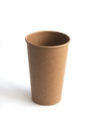 Papir.cz Papírový kelímek na kávu kraft 480 ml Ø 90 mm, 50 ks