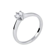 Brilio Silver Stříbrný zásnubní prsten 426 001 00501 04 (Obvod 60 mm)