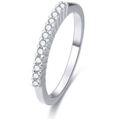 Beneto Stříbrný prsten s krystaly AGG187 (Obvod 50 mm)