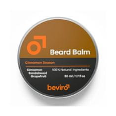 Beviro Balzám na vousy s vůní grepu, skořice a santalového dřeva (Beard Balm) (Objem 50 ml)