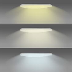 LED SMART WIFI stropní světlo, 28 W, 2100 lm, 3000-6000 K, čtvercové, 38 cm
