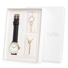 A-NIS dámský dárkový set hodinek, náhrdelníku a náramku AS100-17