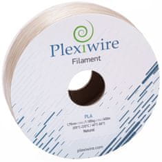 Plexiwire PLA přírodní 1.75mm, 300m/0.9kg