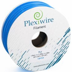 Plexiwire PLA světle modrá 1.75mm, 400m/1,185kg