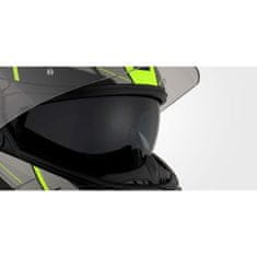 MAXX FF 950 Helma s vyklápěcím integrálem černostříbrná, XXL