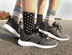 Force Cyklistické ponožky Spot, černo-šedé - velikost L/XL (42-46)