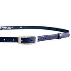 Penny Belts Dámský kožený opasek 15-2-56 dark blue (Délka pásku 85 cm)