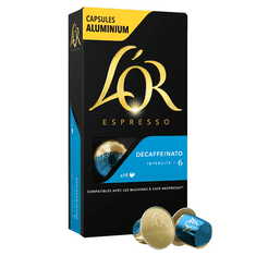 Espresso Decaffeinato 10 hliníkových kapslí kompatibilních s kávovary Nespresso®*