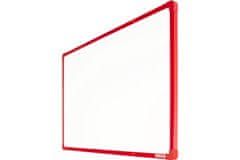 boardOK Keramická tabule na fixy s červeným rámem 060 x 090 cm