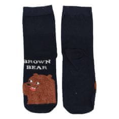 AuraVia Ponožky Brown Bear 35-38, černé