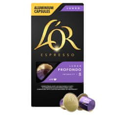 Espresso Lungo Profondo 10 hliníkových kapslí kompatibilních s kávovary Nespresso®*