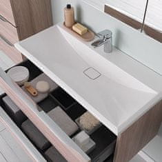 KOLPA-SAN skříňka do koupelny s umyvadlem TARA , bílá/mat, 70 cm