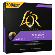 Espresso Lungo Profondo 20 hliníkových kapslí kompatibilních s kávovary Nespresso®*