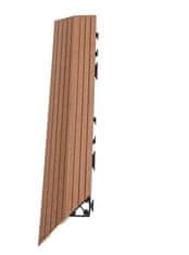 NEXTWOOD Dvoudílná rohová lišta k WPC dlaždicím, barva timber
