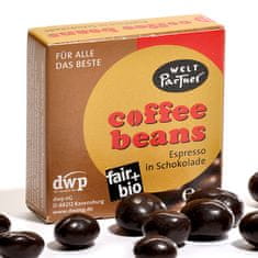 WeltPartner WeltPartner Bio kávová zrna v hořké čokoládě 25 g