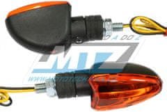 MTZ Blinkry Mini (tvar šipka/slza) - barva černá s oranžovým krycím sklem 84-MIR7009