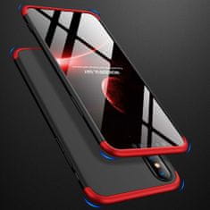 GKK Ochranné pouzdro GKK 360 - Přední a zadní kryt celého mobilu pro Apple iPhone XS Max - Červená KP9554