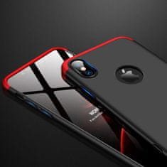GKK Ochranné pouzdro GKK 360 - Přední a zadní kryt celého mobilu pro Apple iPhone XS Max - Červená KP9554