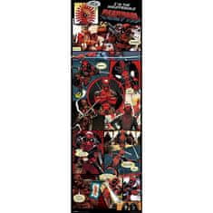 Grooters Plakát na dveře Deadpool - Komiks