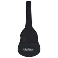 shumee Obal na klasickou kytaru 3/4 černý 99,5 x 36,5 cm textil