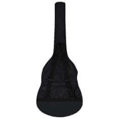 shumee Obal na klasickou kytaru 3/4 černý 99,5 x 36,5 cm textil