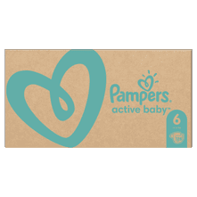 Pampers Active Baby Plenky Velikost 6 128 ks, 13kg-18kg