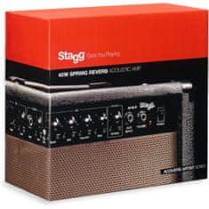 Stagg 40 AA R, kombo pro elektroakustickou kytaru, 40W