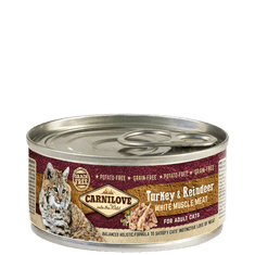 Carnilove WMM Turkey & Reindeer for Adult Cats 12 x 100 g
