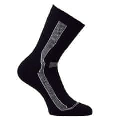 OXSOX unisex sportovní funkční speciálně tvarované bavlněné froté ponožky OX5200120 2-pack, černá, 43-46