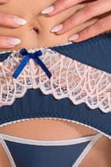 Casmir Souprava erotického prádla Casmir SELINA SET modrá, zdobená L/XL