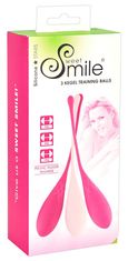 SMILE Sweet Smile Kegel Training Balls, sada 3 vaginálních činek k posílení pánevního dna