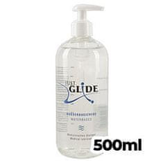 Just Glide Just Glide Waterbased 500ml, vodní lubrikační gel s pumpičkou
