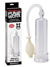 Basix Rubber Works Pump Worx Beginners Power Pump (Clear), vakuová pumpa na penis