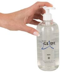 Just Glide Just Glide Anal 500ml, vodní gel s pumpičkou na anální sex