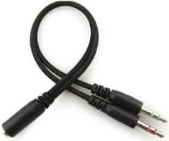 Sandberg MiniJack Office Saver headset s mikrofonem, černá