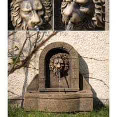 shumee Zahradní kašna - fontána lví hlava 50 x 54 x 29 cm