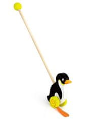 Viga Toys Dřevěná jezdící hračka Viga tučňák