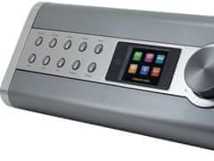 Soundmaster IR3200, internetové, DAB+, BT a FM, stříbrná