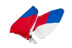 Vlajky.EU Česká vlajka na zrcátko auta - pár - 26 x 28 cm