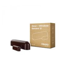 FIBARO Dveřní nebo okenní senzor - FIBARO Door / Window Sensor 2 (FGDW-002-7 ZW5) - Tmavě hnědý