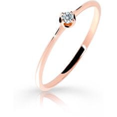 Cutie Diamonds Jemný prsten z růžového zlata s briliantem DZ6729-2931-00-X-4 (Obvod 53 mm)