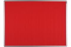 ekoTAB Textilní nástěnka červená 060 x 090 cm