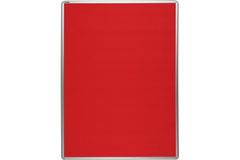 ekoTAB Textilní nástěnka červená 060 x 090 cm
