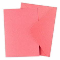 Sizzix 10,5x14,8cm přání a obálky 10ks (300g/m2) růžové,