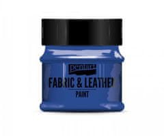 Pentart Barva na textil a kůži modrá 50ml,