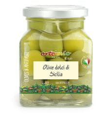 Ortomio Sicilské olivy s peckou ''Verdolina'', 314 mlml