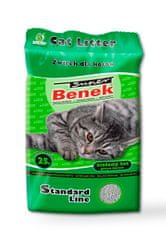 Certech Super Benek Standard Line Green Forest 25 l hrubé stelivo pro kočky s vůní zeleného lesa 